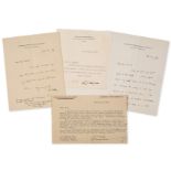 Shaw (George Bernard) & H G Wells.- Collection of 32 autograph and typescript letters, most signed …