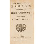 Owned by an opponent of Darwin.- [Hume (David)] Philosophical essays concerning human …