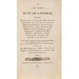 Women.- Fleetwood (Isabella) The New Whole Duty of a Woman, Nottingham, by C. Sutton, for Samuel …