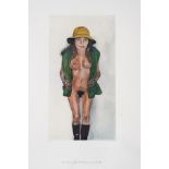 δ Peter Blake (b.1932) Costume Life Drawing (Yellow Hat)