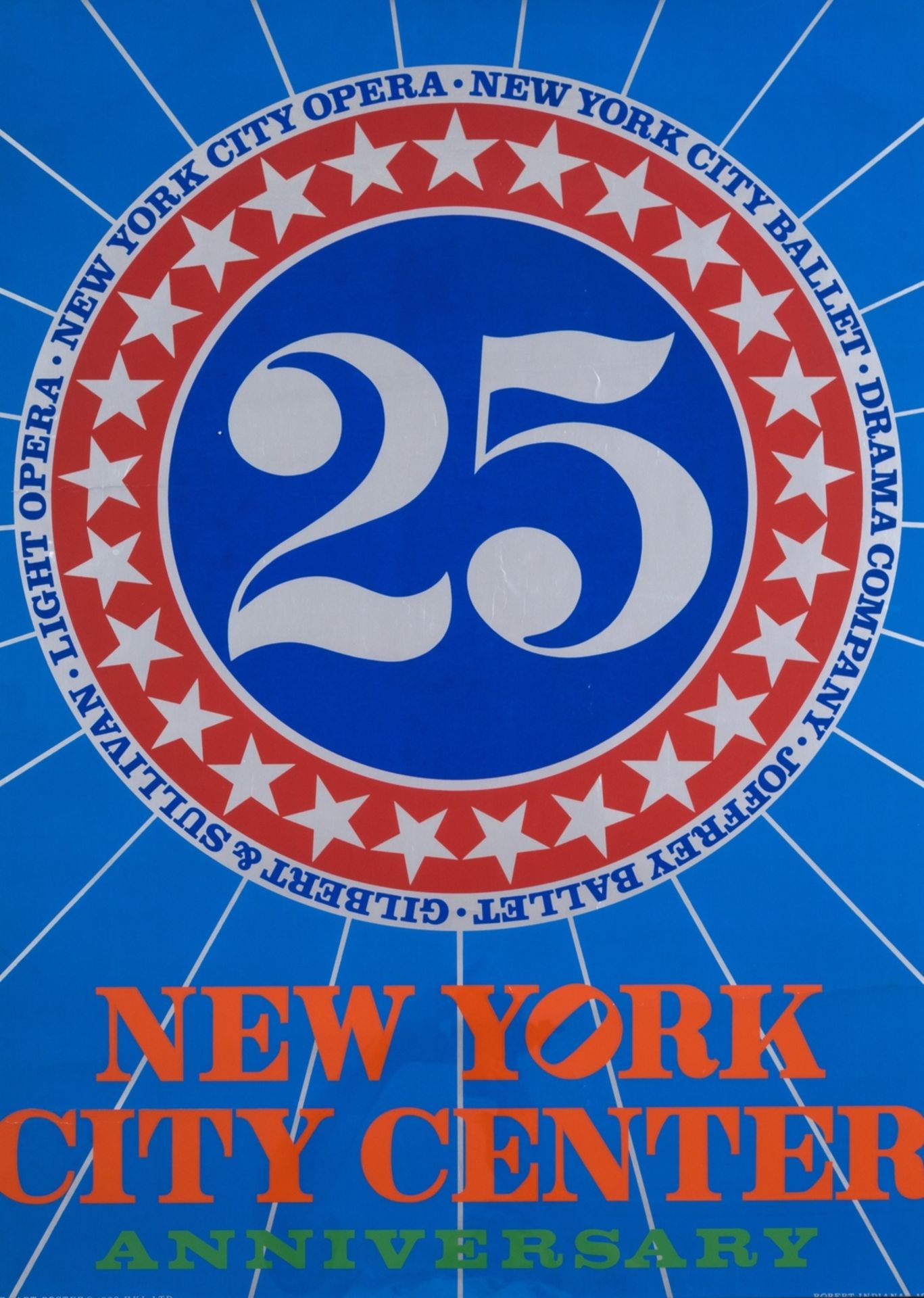 Robert Indiana (1928-2018) New York City Centre Anniversary