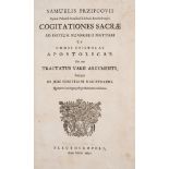 Bibliotheca Fratrum Polonorum.- Przipcovius (Samuel) Cogitationes sacræ ad initium euangelii …