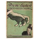 Sherlockiana.- Leblanc (Maurice) Arsene Lupin contre Herlock Sholmes, frontispiece, plates and …