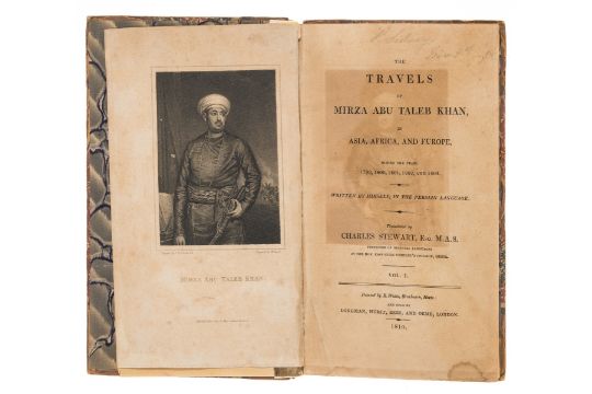 Voyages.- Khan (Mirza Abu Taleb) The Travels of Mirza Abu Taleb Khan, in Asia, Africa, and Europe, …