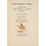 Middle East.- Guarmani (Carlo) Northern Najd: a Journey from Jerusalem to Anaiza in Qasim, 236 of …