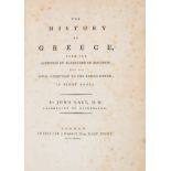 Greece.- Gast (John) The History of Greece, first edition, Blackmer's copy with his bookplate, 1782.