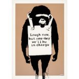 δ Banksy (b.1974) Laugh Now (Signed)