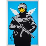 δ Banksy (b.1974) Flying Copper (Signed)