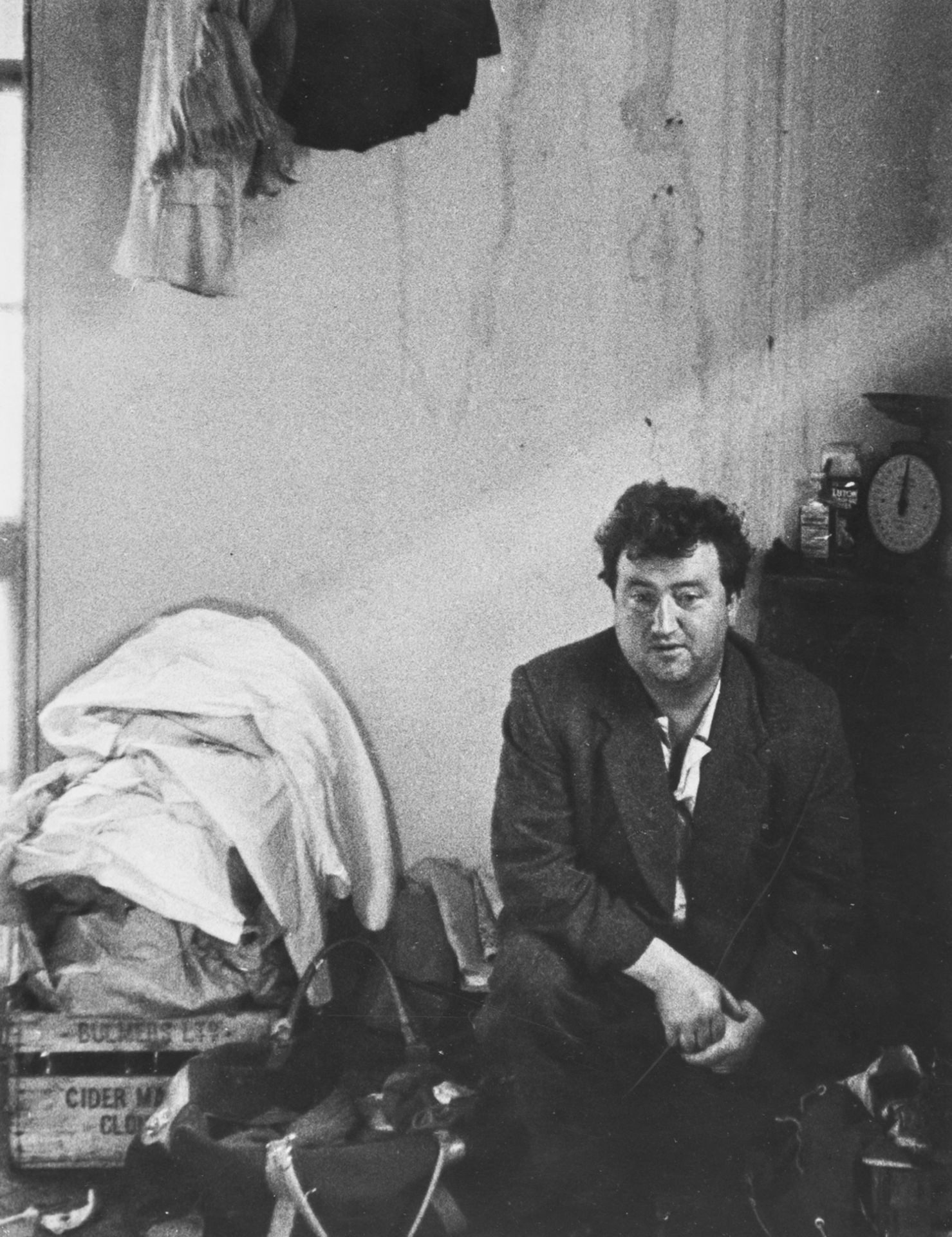 Behan (Brendan).- Armstrong-Jones (Antony, 1st Earl of Snowdon) Portrait of Brendan Behan, c.1960.