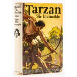 Burroughs (Edgar Rice) Tarzan the Invincible, first edition, California, Tarzana, 1931.