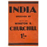 Churchill (Sir Winston Spencer) India Speeches and an Introduction, first paperback edition in …