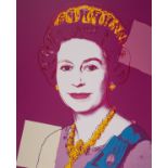 Andy Warhol (1928-1987) after. Queen Elizabeth II of the United Kingdom 336 (Yellow), from …