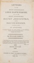 Cobbett (William) Letters to...Lord Hawkesbury, and...Henry Addington, on the Peace with …