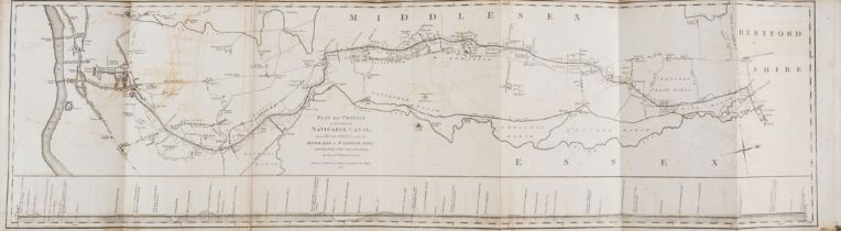 Canals & Railways.- Whitworth (Robert) A Report and Survey of the Canal...from Waltham-Abbey to …