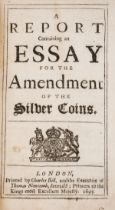 Coinage.- Lowndes (William) A Report Containing an Essay for the Amendment of the Silver Coins, …