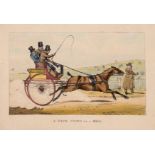 Alken (Henry) Series of Very Spirited Etchings of Gigs and Their Drivers, 1830.