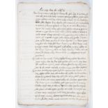 Malta [Melite].- Archive of legal papers, including contracts, property, inheritance etc., with …