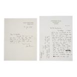 Milne (Alan Alexander [A. A. Milne]) Autograph Letter signed to Alan King-Hamilton, 1927, "I …