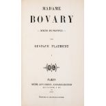 Flaubert (Gustave) Madame Bovary: Provincial Manners, 2 vol., first edition, Paris, Michel Lévy …