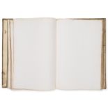 Blank paper.- An album of c.260 sheets, [late 17th / early 18th century].