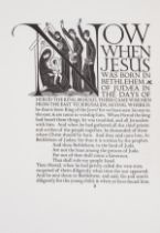 Gill (Eric).- Four Gospels of the Lord Jesus Christ (The), one of 600 facsimile reprints of 1931 …