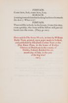 Dun Emer Press.- Yeats (William Butler) In the Seven Woods, [one of 325 copies], original natural …