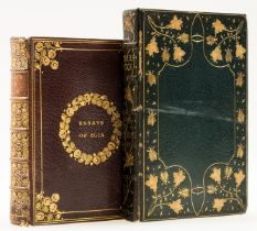 Binding.- Maeterlinck (Maurice) La Vie des Abeilles, decorative floral binding, 1901; and another …