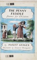 δ Ardizzone (Edward) Original cover artwork for "The Penny Fiddle. Poems for Children" by Robert …