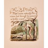 Trianon Press.- Blake (William) There is No Natural Religion, 2 vol., one of 50 specially-bound …