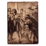 Sullivan (Edmund Joseph) Seven original drawings for various Shakespeare plays, black chalk, …