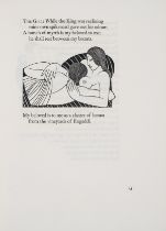 Gill (Eric).- Song of Songs (The)..., one of 750 copies, wood-engraved illustrations by Eric Gill, …