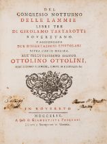 Witchcraft.- Tartarotti (Girolamo) Del Congresso Notturno delle Lammie Libri Tre, first edition, …