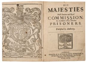 Debtor prisoners.- His Majesties most gracious and royal commission, for the relief of poor …