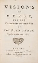 Juvenile poetry.- [Cotton (Nathaniel)] Visions in Verse, for the Entertainment and Instruction of …