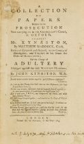 Adultery Trial.- Kynaston (John) A Collection of Papers Relating to the Prosecution... in the …