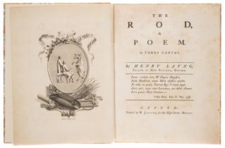 Oxford imprint.- Layng (Henry) The Rod, A Poem, first edition, Oxford, W. Jackson, 1754; and …