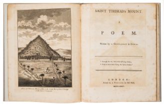 India.- [Irwin (Eyles)] Saint Thomas's Mount. A Poem. Written by a Gentleman in India, first …