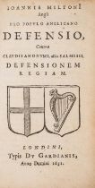 Milton (John) Pro populo Anglicano defensio, contra Claudii Anonymi, aliàs Salmasii, Defensionem …