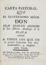 San Alberto (José Antonio de) Carta pastoral, qve el ilustrisimo Señor Don Fray Joseph Antonio de …