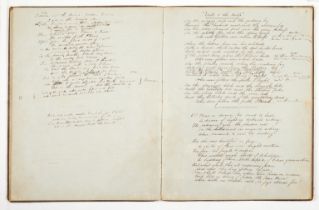 Poetry.- [Poems], manuscript, including 'To a Butterfly in the city', 'The Poets' Castle', and 'To …