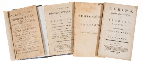 More (Hannah) The Inflexible Captive: a Tragedy, second edition, Bristol, S. Farley, 1774; and 3 …