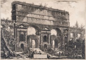 Italy.- Piranesi (Giovanni Battista) Veduta del Monumento eretto dall'Imperador Tito Vespasiano …