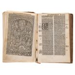English ownership.- Bible, Latin Biblia sacra, [Paris], [Yolande Bonhomme, widow of Thielman …