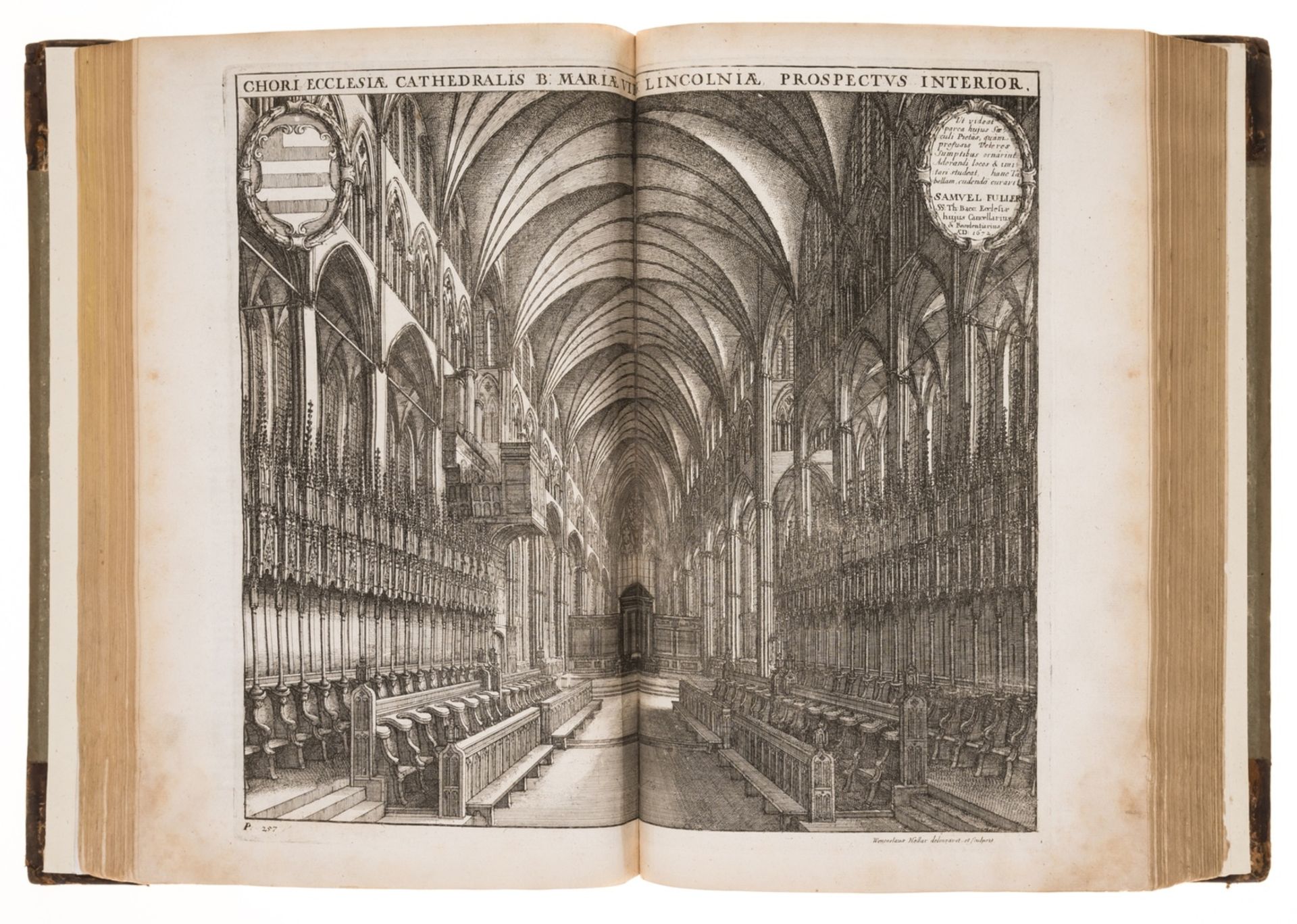 Dugdale (Sir William) Monasticon Anglicanum, 3 vol., first edition, Richard Hodgkinsonne, …