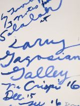 Cy Twombly (1928-2011) Three Notes from Salalah Poster