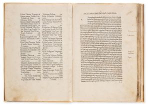 Latin language.- Varro (Marcus Terentius) De Lingua Latina, Parma, [Printer of Hieronymus, …