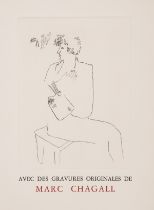 Chagall (Marc).- Goll (Claire) Journal d'un Cheval, one of 200 copies, 2 etchings and 5 …