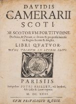 Chambers (David) De Scotorum Fortitudine, Doctrina & Pietate, first edition, second issue, Paris, …