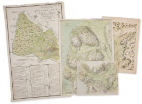 Sweden.- Råbergh-Mannerskantz (Carl) Collection of 24 original manuscript maps, and office copies …