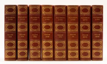 Plutarch. The Lives of the Noble Grecians and Romanes..., 8 vol., number 20 of 500 copies, …